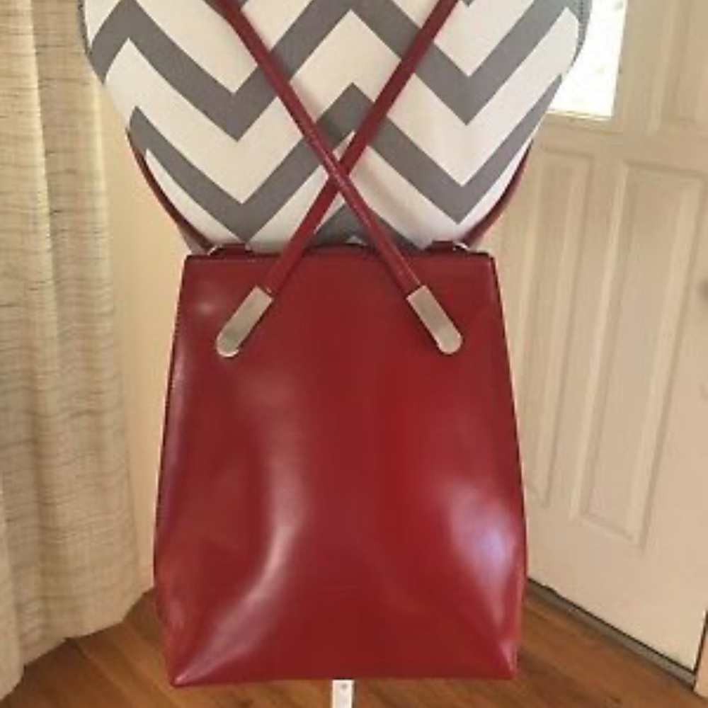 Frederic Paris Convertible Leather Purse